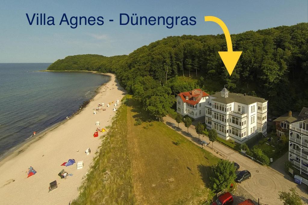 Villa Agnes Mit Meerblick-Loggia In Top Lage Am Strand - Duenengras Binz Extérieur photo