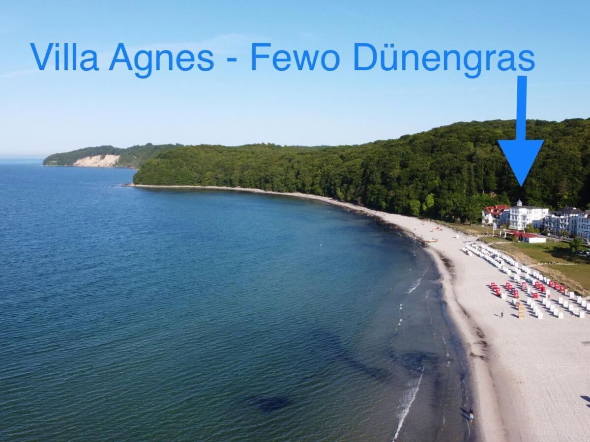 Villa Agnes Mit Meerblick-Loggia In Top Lage Am Strand - Duenengras Binz Extérieur photo
